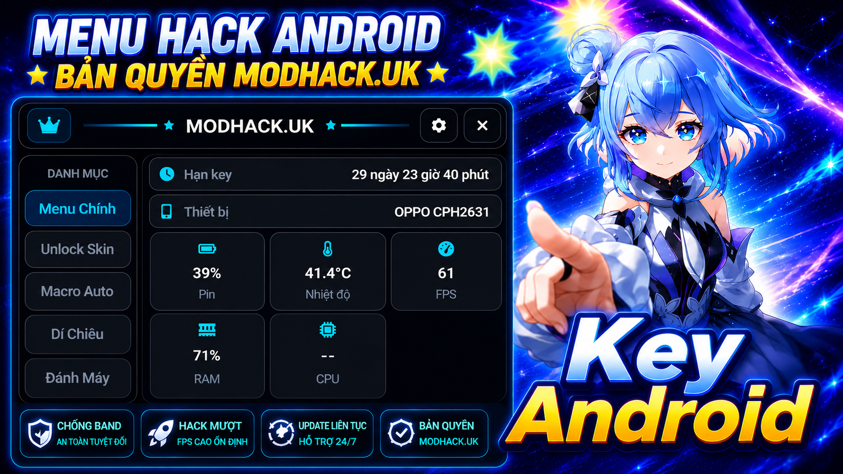 MENU KÍN VNMODS ANDROID